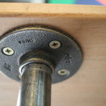 Active workstation floor flanges