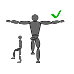 Mobilisation for cycling and endurance sports Standing_knee_lift_1