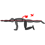 Mobilisation for cycling and endurance sports Superman test_5
